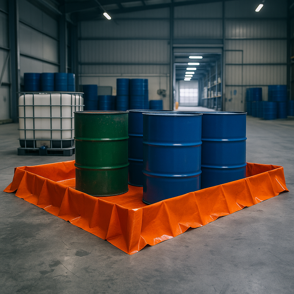 Vasca in pvc sicurezza in azienda