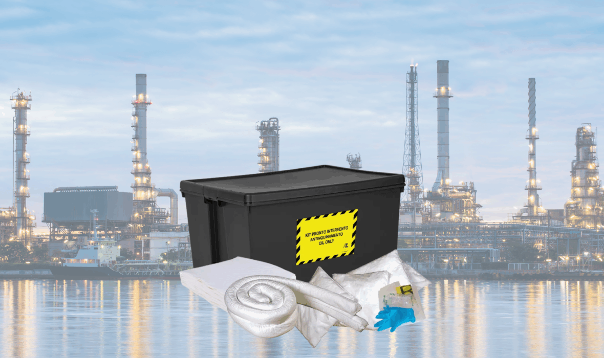 kit antisversamento olio